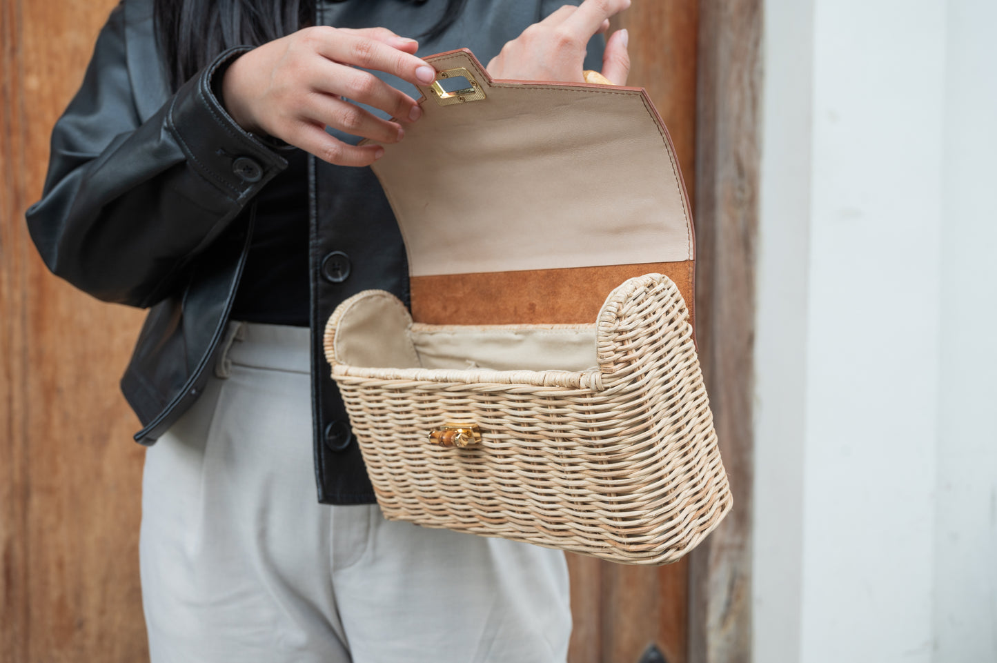 Grace Wicker Satchel