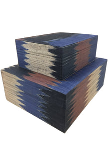 Zia Storage Boxes Set of 2 - Earth