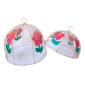 Julieta Woven Food Cover Set of 2 Large and Small