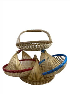 Faustina Festive Fruit Basket with Handle