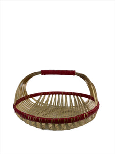 Faustina Festive Fruit Basket with Handle