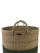 Load image into Gallery viewer, Color Block Camille Round Basket Hamper
