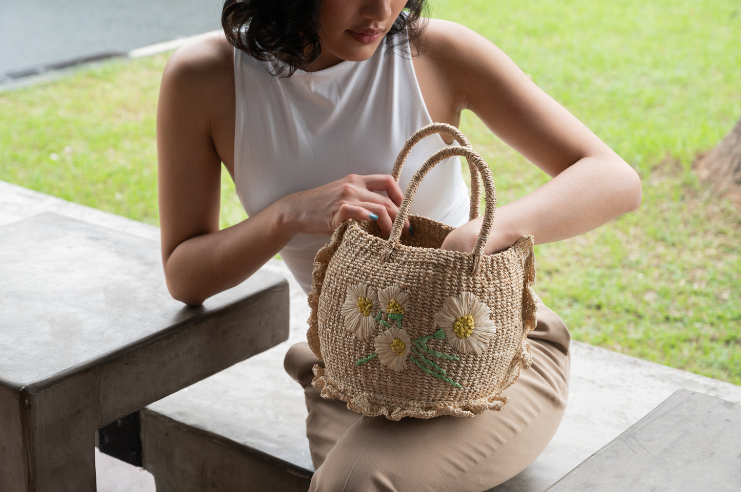 Daisy Mini Bucket Bag