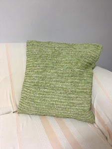 April Crocheted Raffia Floor Pillow Case 20 x 20"