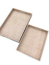 Load image into Gallery viewer, Elise Decorative Trays Set of 2 - Blush Pink
