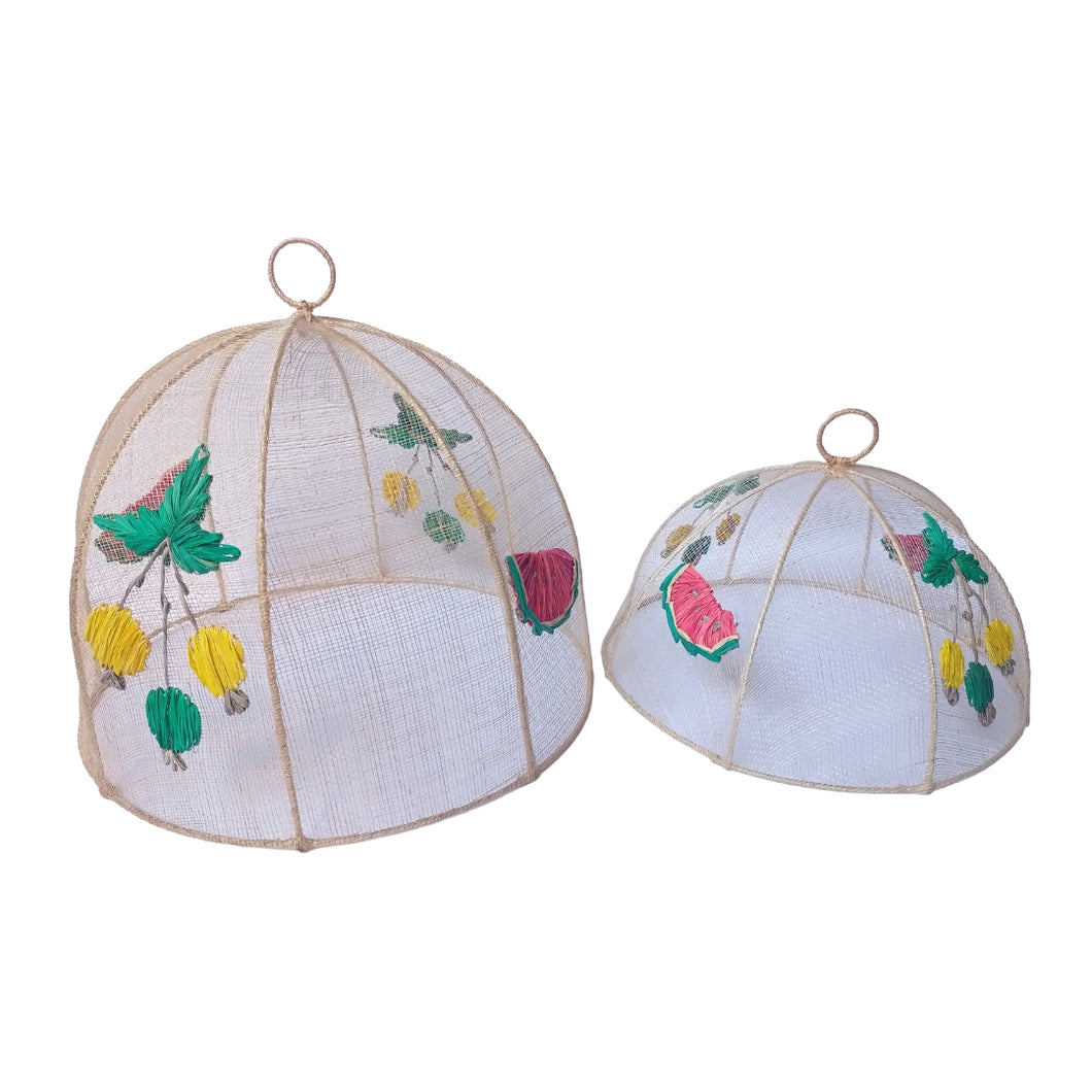 Julieta Woven Food Cover Set of 2 Large and Small