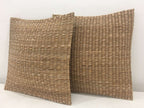 Carol Seagrass Floor Pillow, crafted from 100% natural seagrass, offers eco-friendly comfort and rustic elegance to any living space. This lightweight, beautifully textured floor pillow adapts to various lifestyles, whether placed on a rattan bench or used for casual lounging on the floor. Its earthy tones complement multiple decor styles, including bohemian and coastal, making it a stunning accent piece that sparks conversations among guests. Care instructions recommend avoiding prolonged moisture exposure