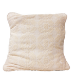 Dani Inabel Snow White Pillowcase, crafted from traditional handwoven Abel Iloco fabric from the Philippines, featuring intricate geometric patterns inspired by nature, like stars, rivers, flowers, and fruits. This culturally significant pillowcase, woven on a pedal loom by skilled Ilocano artisans, adds heritage and elegance to any living space. Perfect for contemporary homes, it honors the rich storytelling tradition of the Ilocos region.