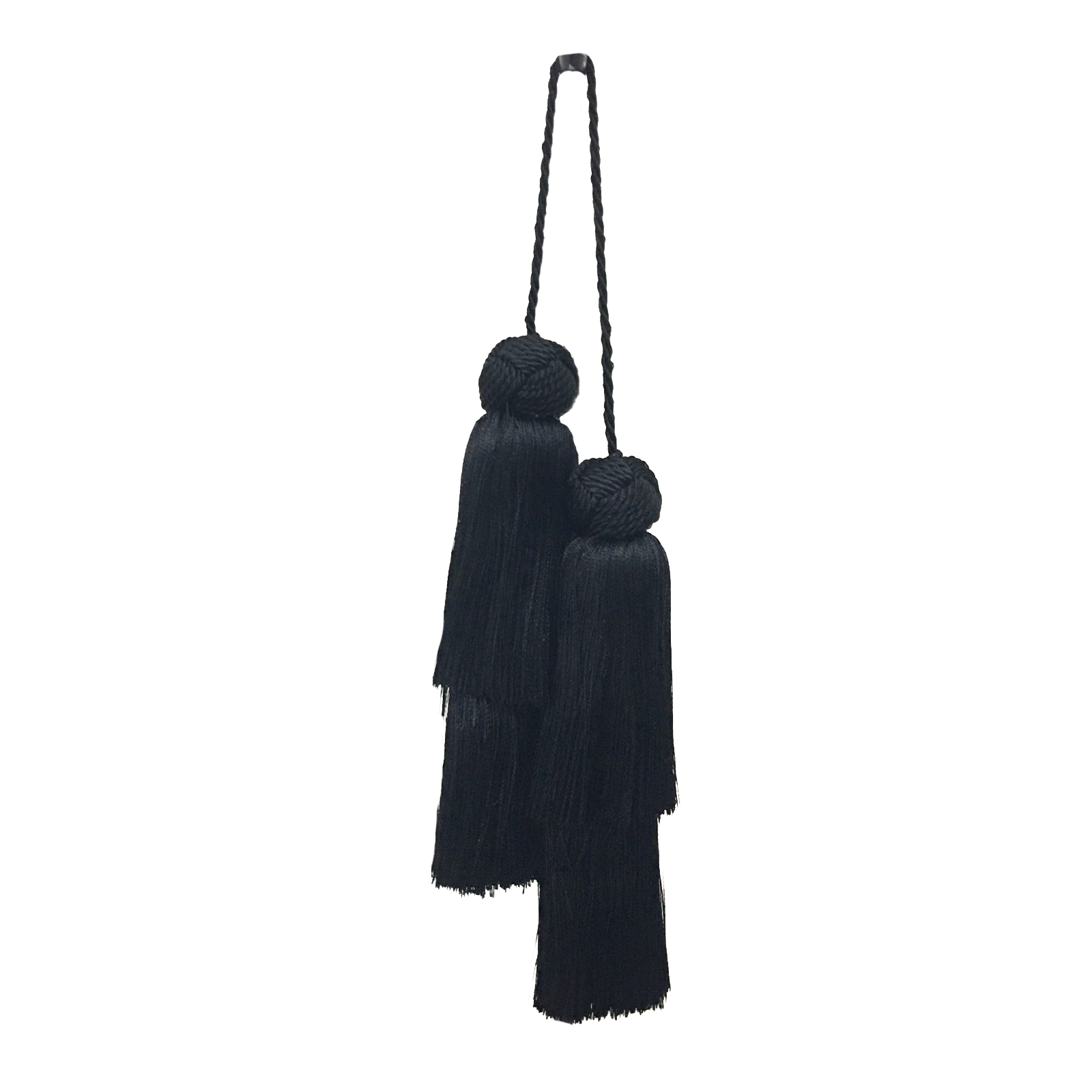 Create beautiful DIY projects with our Double Tassels in Black colors. Ideal for all craft lovers.