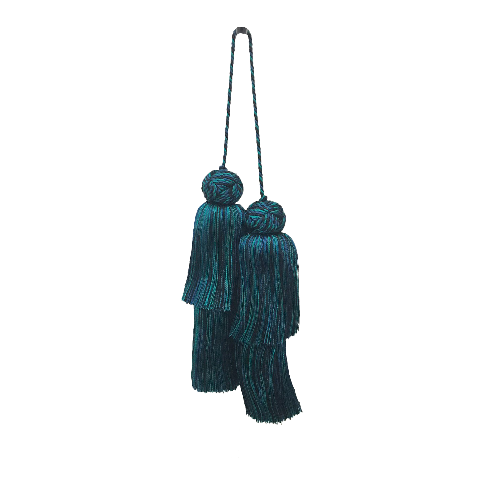 Create beautiful DIY projects with our Double Tassels in Blue Sea colors. Ideal for all craft lovers.