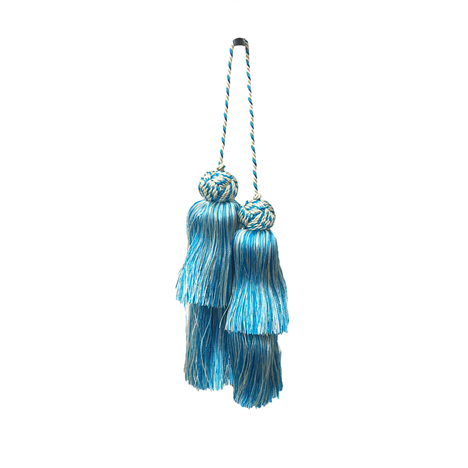 Create beautiful DIY projects with our Double Tassels in Bubblegum Blue colors. Ideal for all craft lovers.