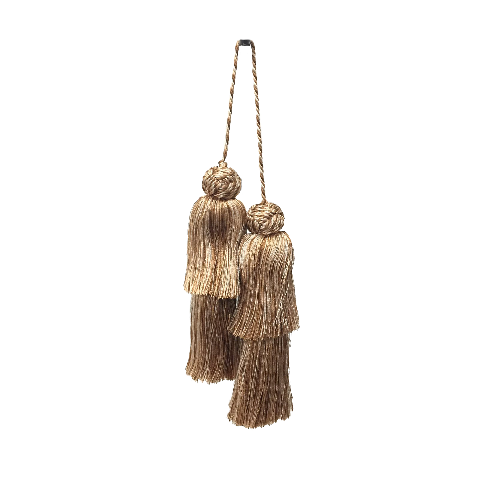 Create beautiful DIY projects with our Double Tassels in Coffee colors. Ideal for all craft lovers.