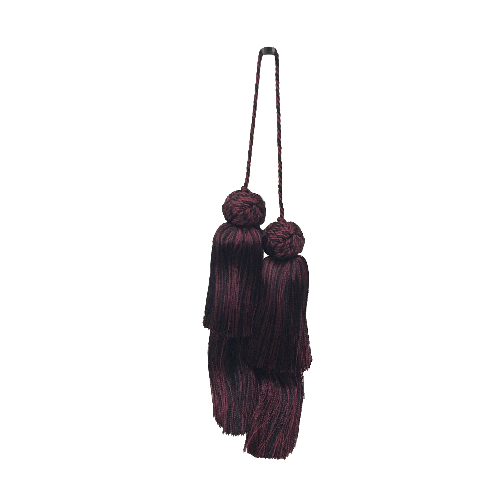 Create beautiful DIY projects with our Double Tassels in Dark Cherry colors. Ideal for all craft lovers.