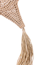 Handcrafted Noelle Medium Open Weave Parol, a Filipino Christmas lantern made from natural materials. Ideal for indoor and outdoor decoration, creating a warm, inviting glow for festive celebrations.